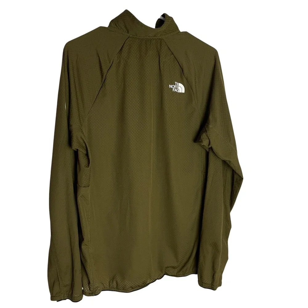The North Face Mens Summit Series Futurefleece Pullover Size L Green Technical